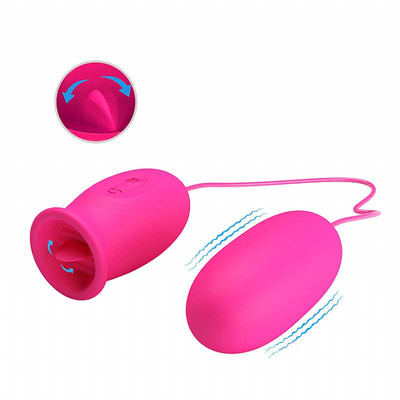 Estimulador de Clítoris com Cápsula Vibratória, 12 Modos de Vibração e 3 Movimentos de Língua - Pretty Love Daisy | Disponível em 2 Cores