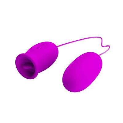 Foto 7 do produto Estimulador de Clítoris com Cápsula Vibratória, 12 Modos de Vibração e 3 Movimentos de Língua - Pretty Love Daisy | Disponível em 2 Cores