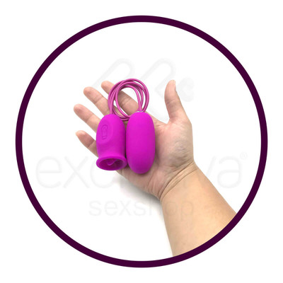 Estimulador de Clítoris com Cápsula Vibratória, 12 Modos de Vibração e 3 Movimentos de Língua - Pretty Love Daisy | Disponível em 2 Cores