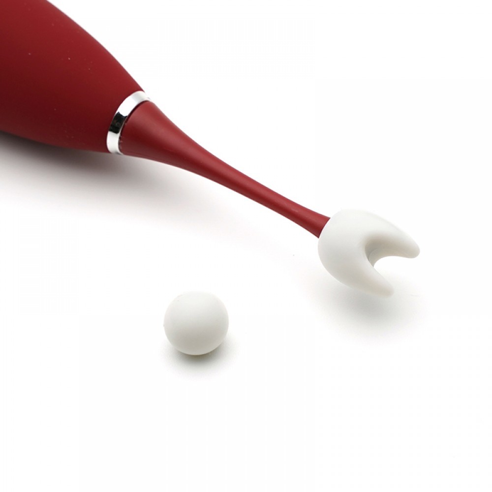 Estimulador de Clítoris Feito em Silicone com 5 Modos de Vibração Recarregável via Magnetismo - Kistoy C King - 19 x 2,7 cm | Disponível em 2 Cores - 3