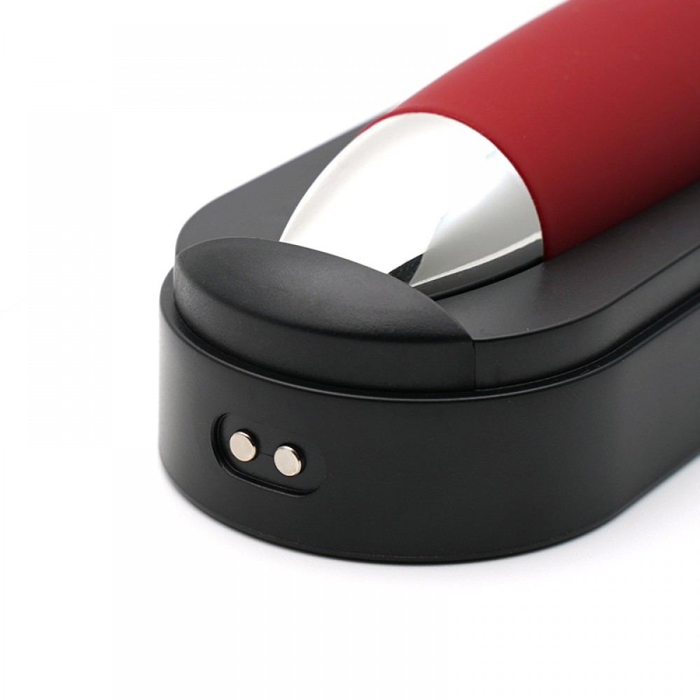 Estimulador de Clítoris Feito em Silicone com 5 Modos de Vibração Recarregável via Magnetismo - Kistoy C King - 19 x 2,7 cm | Disponível em 2 Cores - 5