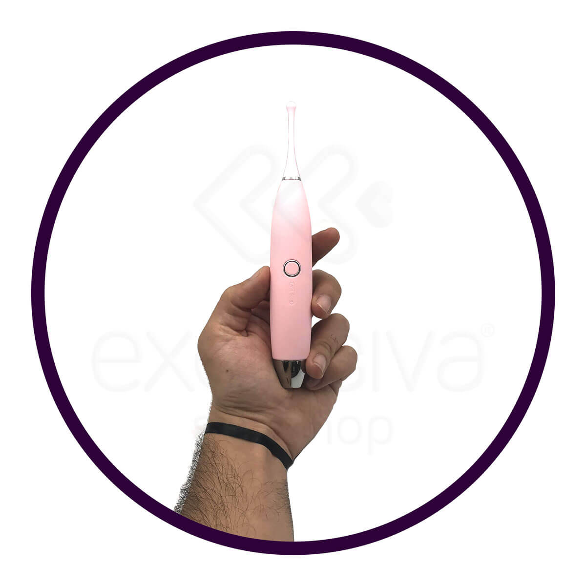 Estimulador de Clítoris Feito em Silicone com 5 Modos de Vibração Recarregável via Magnetismo - Kistoy C King - 19 x 2,7 cm | Disponível em 2 Cores - 10