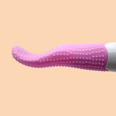 Foto 5 do produto Estimulador de Clitóris em Forma de Língua com Nódulos Massageadores, 30 Modos de Vibração e Recarregável - Female Vibrator Língua Mágica | Disponível em 2 Cores