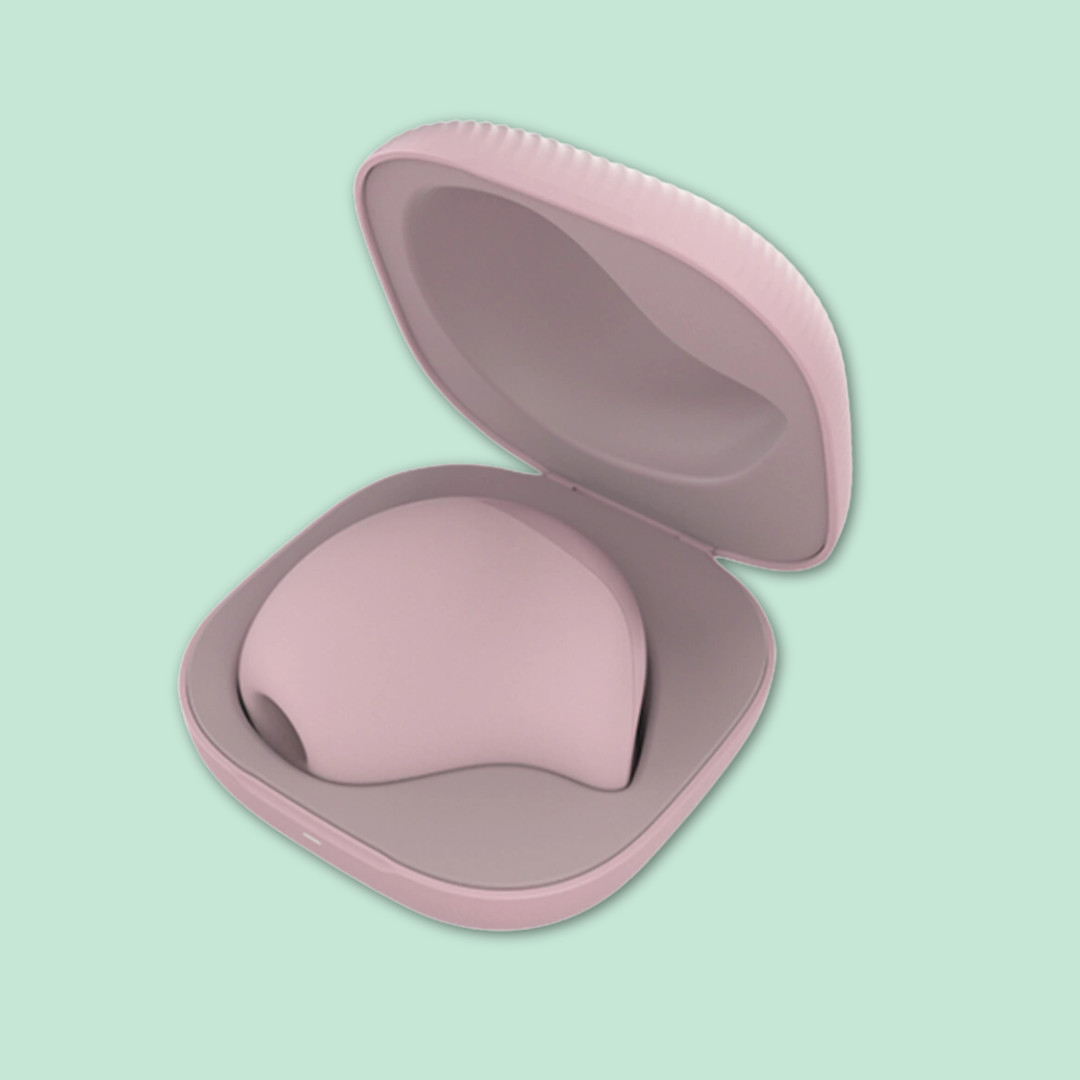 Estimulador de Clitóris com Formatado Ergonômico em Silicone, 3 Modos de Sucção, 5 Intensidades e Estojo Recarregável - Fun Factory Mea - 2