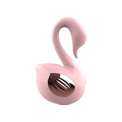 Foto 2 do produto Estimulador de Clítoris no Formato de Cisne com Tecnologia de Pulsação do Ar e Carregamento Via Cabo USB Magnético - Cygnet | Disponível em 2 Cores