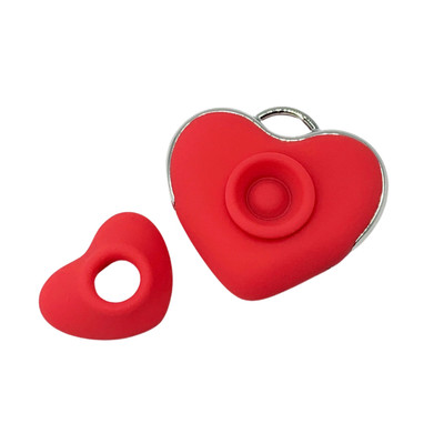 Foto 6 do produto Estimulador de Clitóris com Formato de Coração, 5 Níveis de Pulsação, 10 Modos de Vibração, Recarregável e Resistente à Água - Youvibe | 6,5 x 3,5 cm