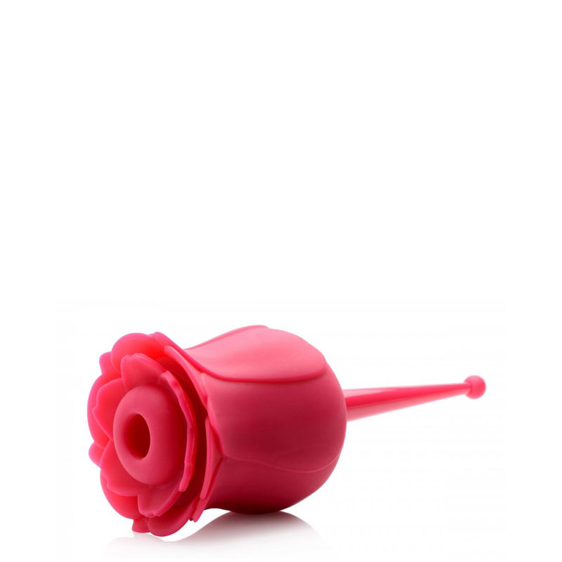 Estimulador de Clitóris Recarregável em Formato de Flor com 7 Modos de vibrações e 5 Modos de Pulsação - 3R Import | 15 x 5,5 cm - 3