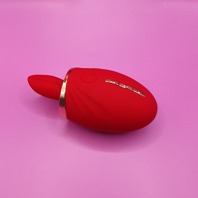 Foto 3 do produto Estimulador de Clitóris em Formato de Língua com 6 Modos de Vibração e Sucção, Recarregável - Realov Adoramor Magic Tongue Pleasure