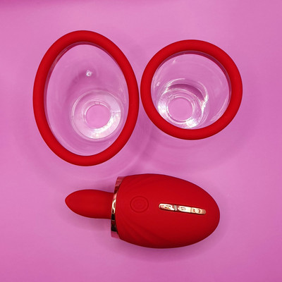 Foto 4 do produto Estimulador de Clitóris em Formato de Língua com 6 Modos de Vibração e Sucção, Recarregável - Realov Adoramor Magic Tongue Pleasure