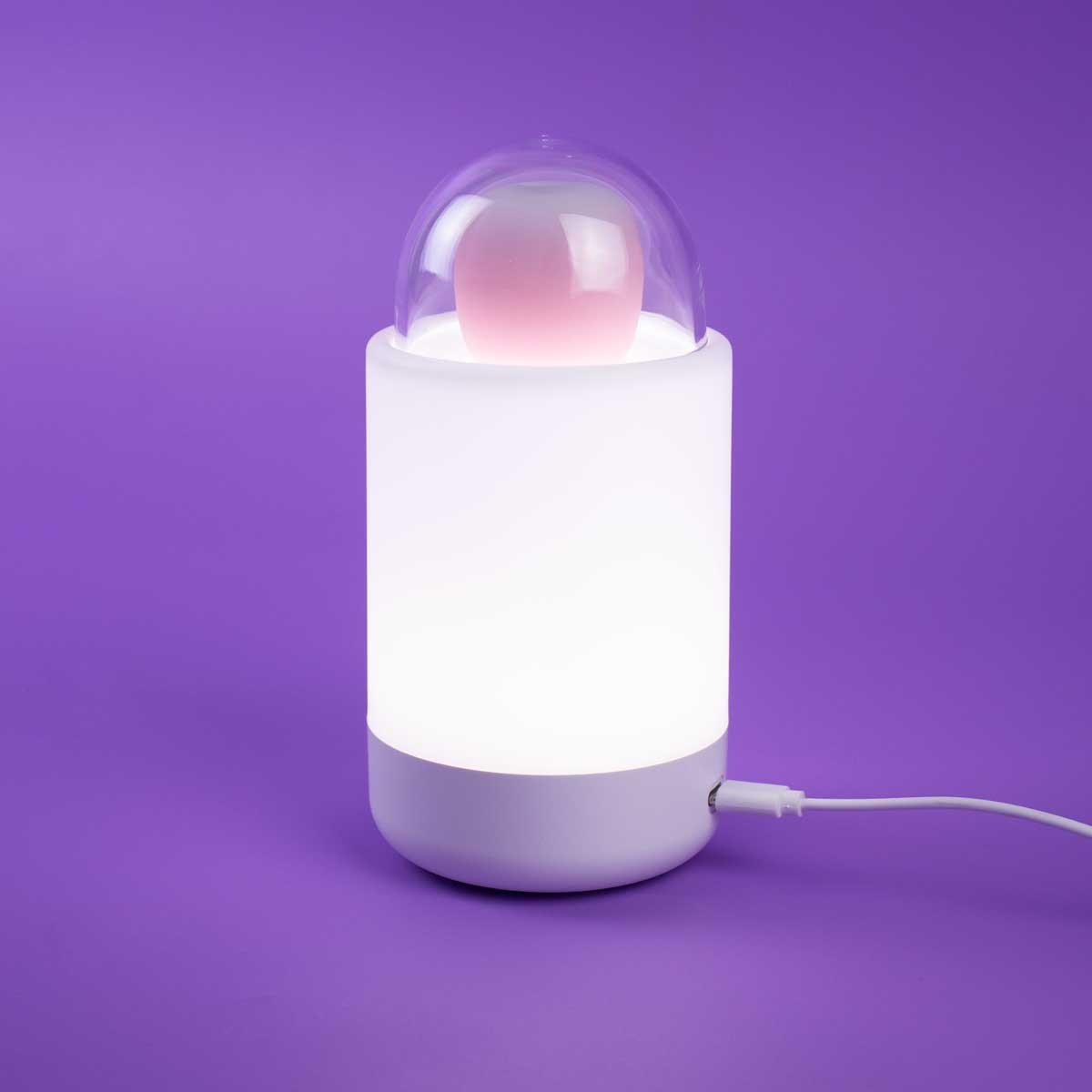 Estimulador de Clitóris com Formato de Pirulito, 10 Modos de Vibração, 5 Níveis de Pulsação e Luminária - Kistoy Bling Pop | 12,5 x 3,8 cm - 6