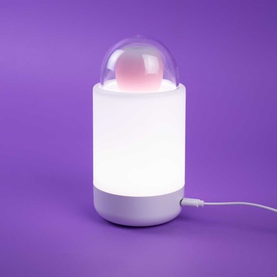 Foto 6 do produto Estimulador de Clitóris com Formato de Pirulito, 10 Modos de Vibração, 5 Níveis de Pulsação e Luminária - Kistoy Bling Pop | 12,5 x 3,8 cm