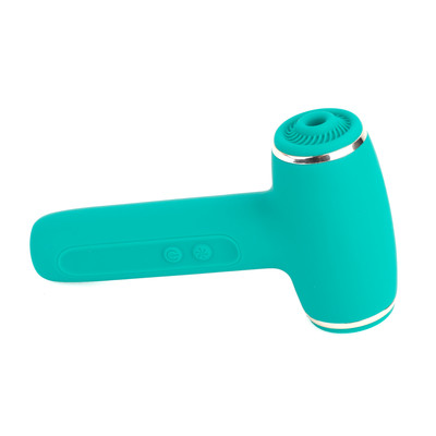 Foto 5 do produto Estimulador de Clitóris no Formato de Secador em Silicone, 10 Modos de Pulsação, 10 Tipos de Sucção e Recarregável - Ny Toys Dirce | 15,5 x 4,7