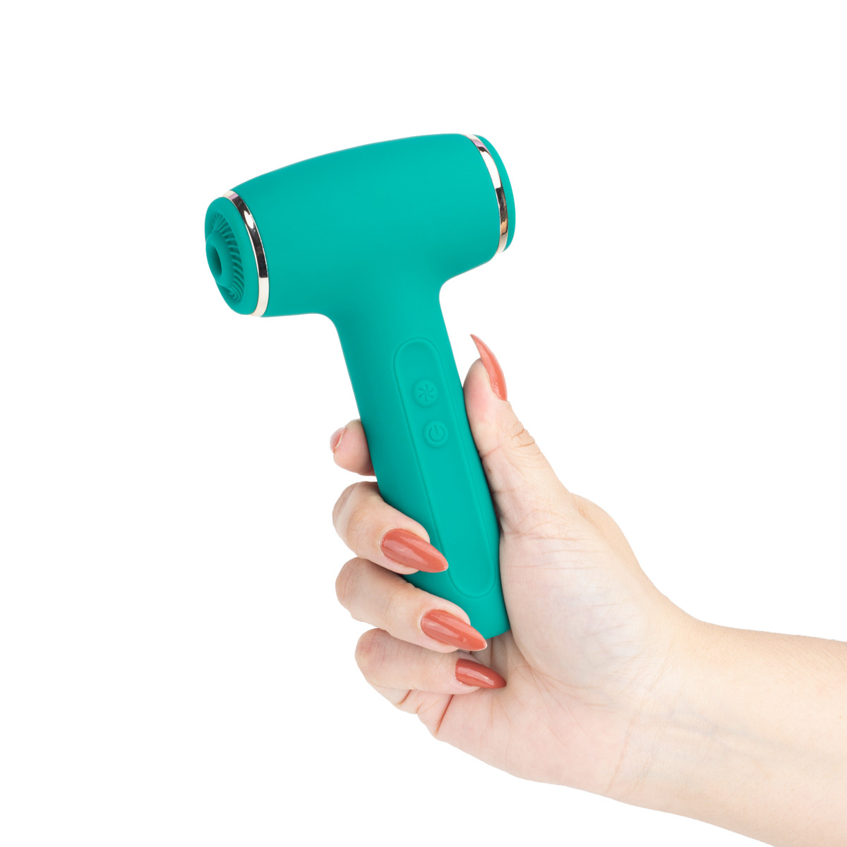 Estimulador de Clitóris no Formato de Secador em Silicone, 10 Modos de Pulsação, 10 Tipos de Sucção e Recarregável - Ny Toys Dirce | 15,5 x 4,7 - 7