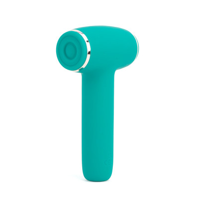 Foto 3 do produto Estimulador de Clitóris no Formato de Secador em Silicone, 10 Modos de Pulsação, 10 Tipos de Sucção e Recarregável - Ny Toys Dirce | 15,5 x 4,7