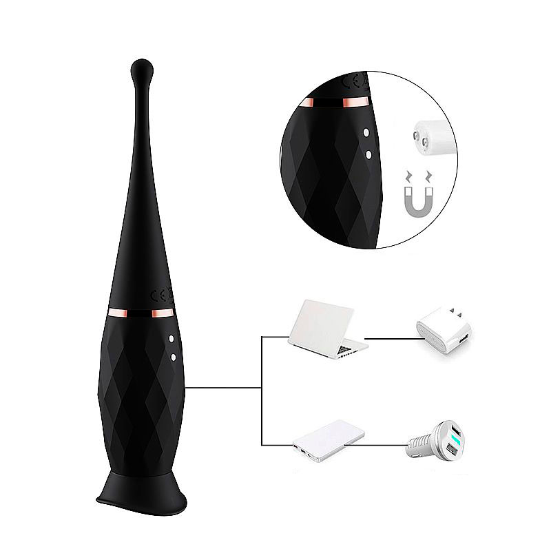 Estimulador de Clitóris com Língua, 7 Modos de Vibração e 2 Capas em Silicone - Dibe Orgasm Clitoral | 19,5 x 3,6 cm - 5