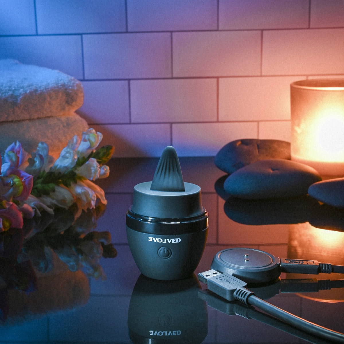 Estimulador de Clitóris com Língua Estimuladora em 10 Modos de Estimulação - Evolved Tongue Tied | 8,2 x 5,3 cm - 3