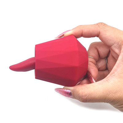 Estimulador de Clitóris com Língua Rotativa em 5 Níveis, Recarregável - YouVibe | 3,5 x 2 cm