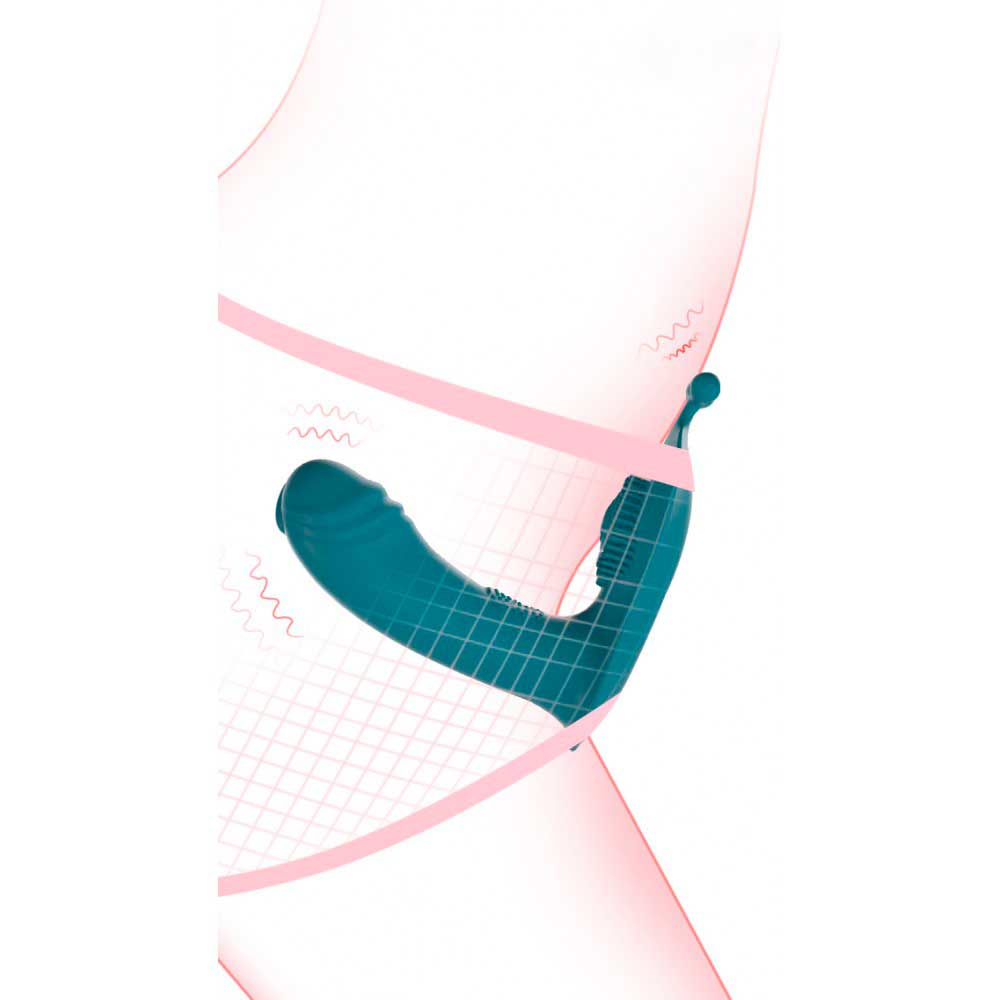 Vibrador Estimulador de Ponto G e Clitóris, Recarregável com 10 Modos de Vibração e Controle Remoto Sem Fio - Lilo Cute Rabbit | 10 x 3,6 cm | Disponível em 2 Cores - 8