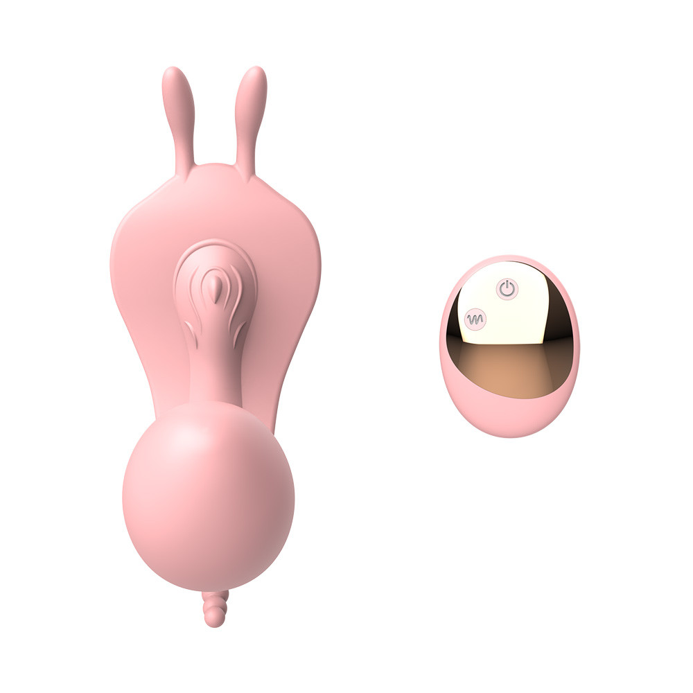Estimulador de Clitóris e Períneo com Penetrador de Ponto G, Recarregável, 10 Modos de Vibração e Controle Remoto sem Fio - Jenny Rabbit Wearable Vibrator | 8,5 x 3 cm - 7