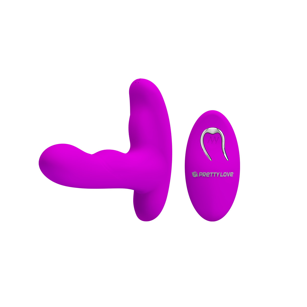 Estimulador de Clítoris e Ponto G com 12 Modos de Vibração e Controle Remoto sem Fio - Pretty Love Magic Fingers | 9 x 2,7 cm - 2