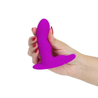 Estimulador de Clítoris e Ponto G com 12 Modos de Vibração e Controle Remoto sem Fio - Pretty Love Magic Fingers | 9 x 2,7 cm