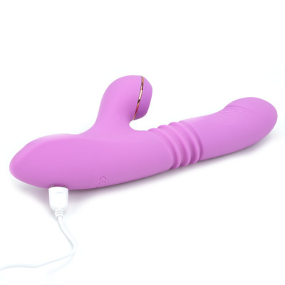 Foto 7 do produto Vibrador Ponto G e Clitóris em Silicone Movimentos de Vai e Vem, Rotação, Vibração, 7 Modos de Sucção e Função Aquecimento - Dibe Sex Massager Olivia | Disponível em 2 Cores