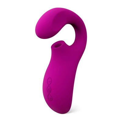 Estimulador de Clitóris e Ponto G em Silicone Cirúrgico com 8 Modos de Vibração e Carregamento via Cabo USB - Lelo Enigma | Disponível em 2 Cores