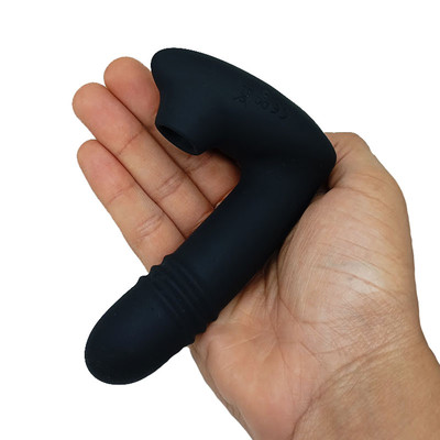 Foto 11 do produto Estimulador de Clitóris e Ponto G em Silicone com Controle Remoto, Recarregável via Cabo USB com 10 Movimentos de Pulsação e Vai e Vem - L&Z Millemie | 9 x 2,8 cm | Disponível em 2 Cores