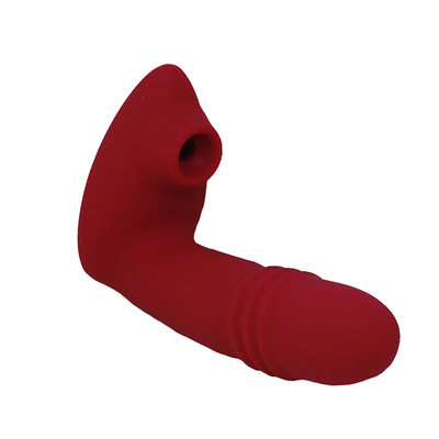 Foto 1 do produto Estimulador de Clitóris e Ponto G em Silicone com Controle Remoto, Recarregável via Cabo USB com 10 Movimentos de Pulsação e Vai e Vem - L&Z Millemie | 9 x 2,8 cm | Disponível em 2 Cores
