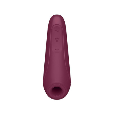 Foto 6 do produto Estimulador de Clitóris, A Prova D'Água com Tecnologia de Pulsação do Ar e 11 Modos de Vibração - Satisfyer Curvy 1+