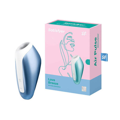 Estimulador de Clitóris Recarregável com 11 Modos de Sucção - Satisfyer Love Breeze - 9,6 x 4,4 cm | Disponível em 3 Cores