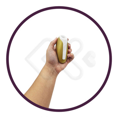 Estimulador de Clitóris Recarregável com 11 Modos de Sucção - Satisfyer Love Breeze - 9,6 x 4,4 cm | Disponível em 3 Cores
