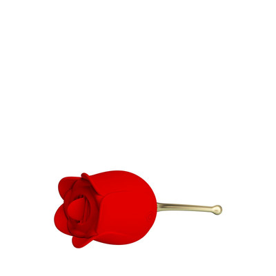 Foto 3 do produto Estimulador de Clitóris Recarregável em Formato de Flor com 12 Modos de Vibração - Pretty Love Rose Lover | 14,2 x 4,9 cm