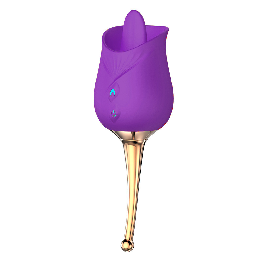 Estimulador de Clítoris Recarregável em Formato de Rosa com 10 Modos de Vibrações e 10 de Intensidade - Man Ting Hua Dancing Spirit | Disponível em 2 Cores - 3