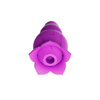 Foto 7 do produto Estimulador de Clitóris Recarregável com Formato de Rosa, 7 Modos de Pulsação e Movimentos da Língua - Dibe Rose | Disponível em 2 Cores