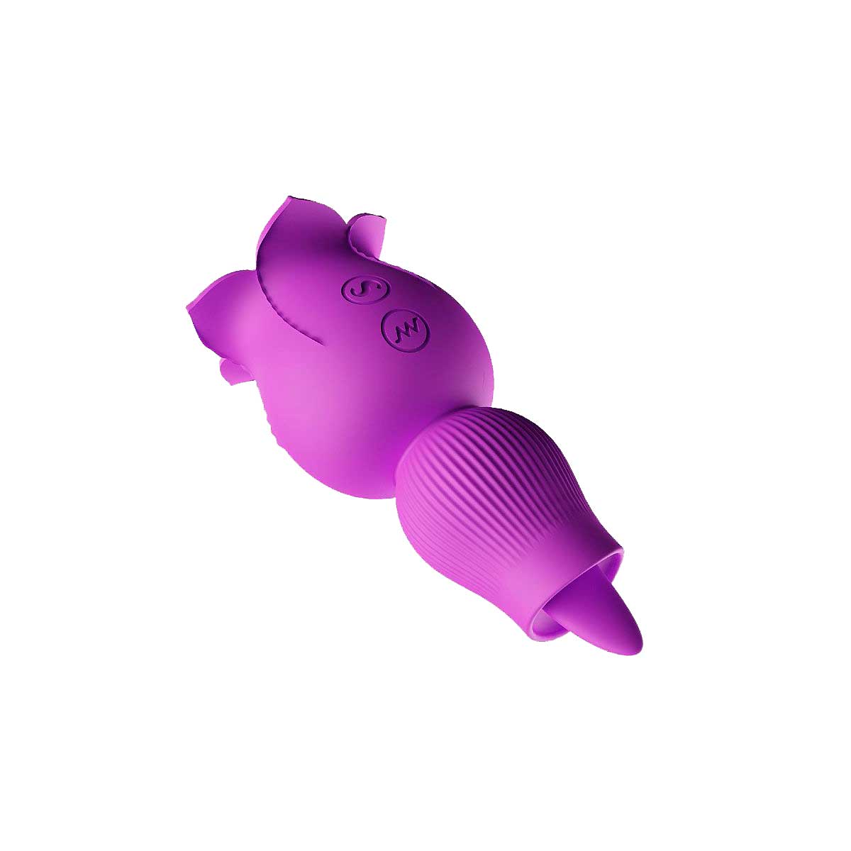 Estimulador de Clitóris Recarregável com Formato de Rosa, 7 Modos de Pulsação e Movimentos da Língua - Dibe Rose | Disponível em 2 Cores - 5