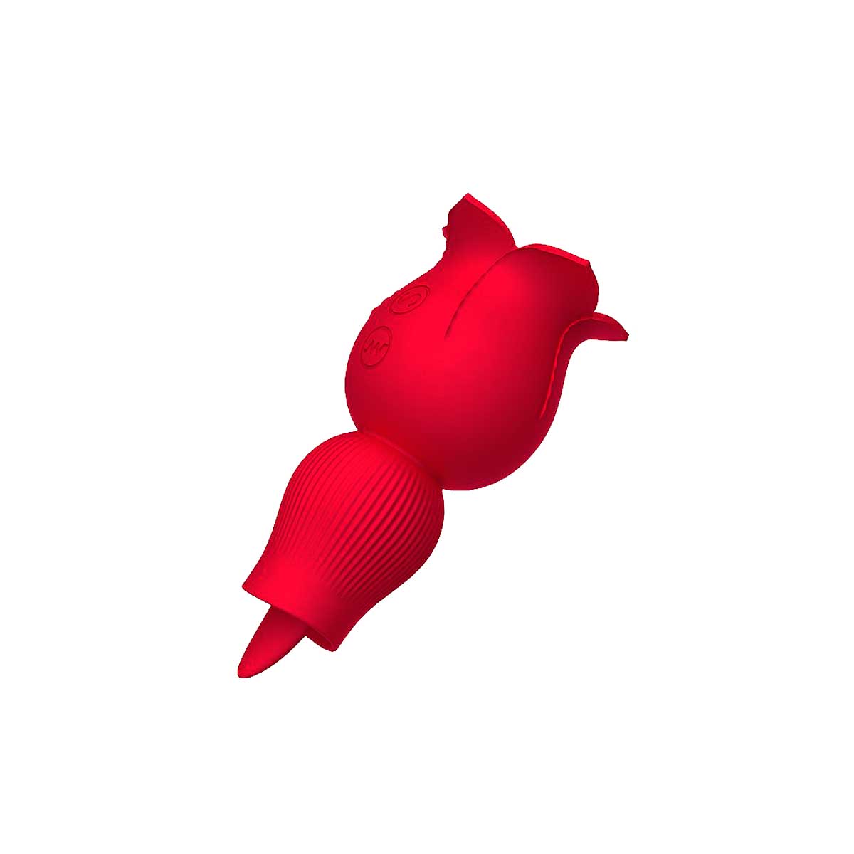 Estimulador de Clitóris Recarregável com Formato de Rosa, 7 Modos de Pulsação e Movimentos da Língua - Dibe Rose | Disponível em 2 Cores - 4