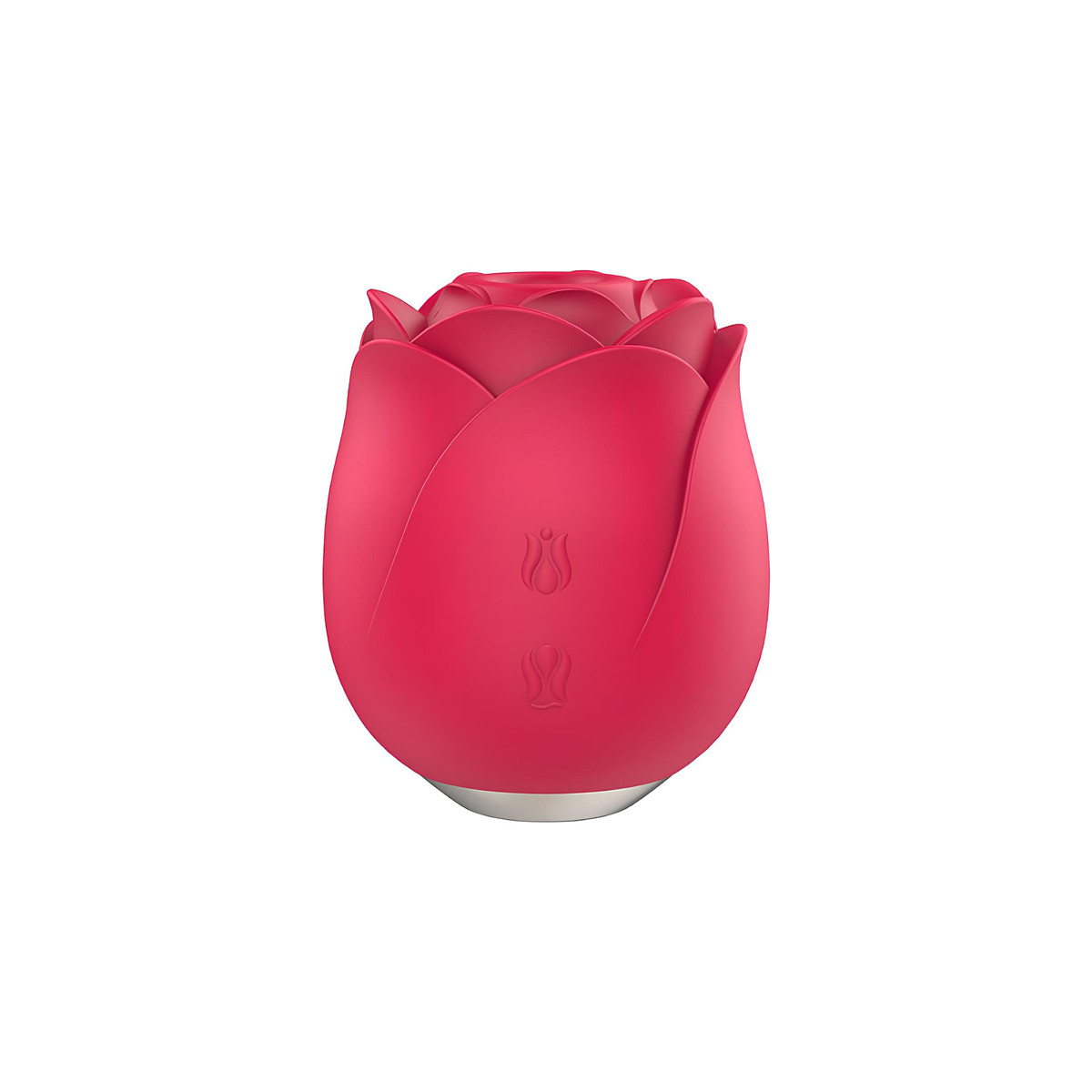 Estimulador de Clitóris Recarregável no Formato de Rosa com 9 Pulsações e Cerdas Estimuladoras - S-Hande Immortal Flower 2 | 6,8 x 5,7 cm - 3