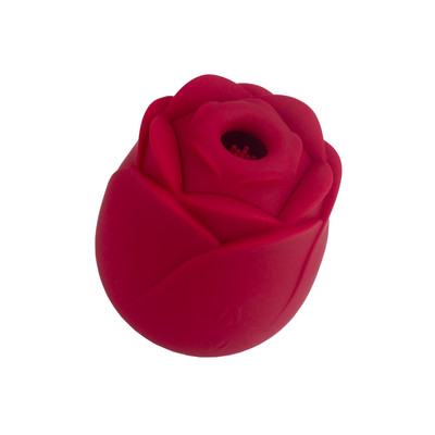 Foto 5 do produto Estimulador de Clitóris Recarregável no Formato de Rosa com 9 Pulsações e Cerdas Estimuladoras - S-Hande Immortal Flower 2 | 6,8 x 5,7 cm