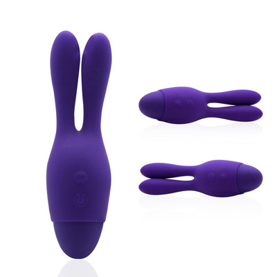 Estimulador de Clítoris com Orelhas  em Silicone, 10 Modos de Vibração e Recarregável - Aphrodisia Indulgence Dream Bunny | Disponível em 3 Cores
