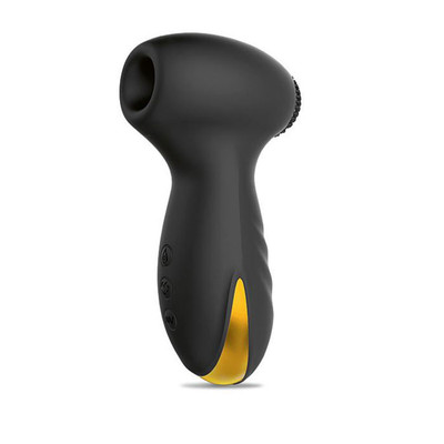Foto 2 do produto Estimulador de Clítoris Recarregável em Silicone com 7 Modos de Sucções e de Vibrações com Cerdas Estimuladoras - Pretty Love Hammer - 12,8 x 3,6 cm