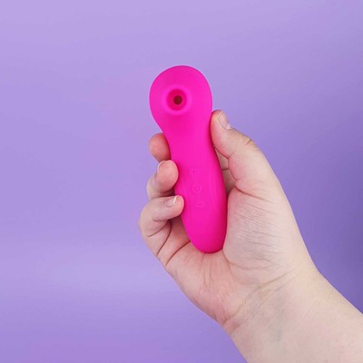Estimulador de Clitóris em Silicone com 10 Intensidades de Pulsação e Recarregável por USB | 11,6 x 3,7 cm | Disponível em 4 Cores