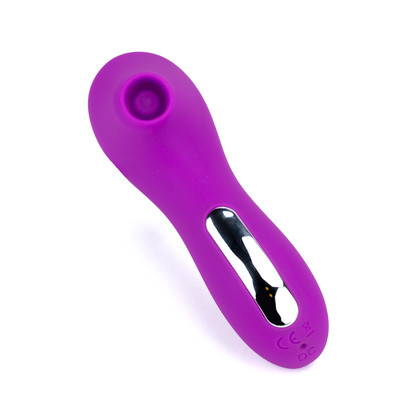 Foto 2 do produto Estimulador de Clitóris em Silicone com 10 Modos de Pulsação, Resistente à Água e Recarregável via Cabo USB - 12 x 3,7 cm | Disponível em 2 Cores
