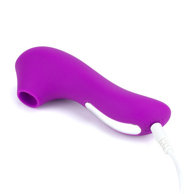 Foto 3 do produto Estimulador de Clitóris em Silicone com 10 Modos de Pulsação, Resistente à Água e Recarregável via Cabo USB - 12 x 3,7 cm | Disponível em 2 Cores