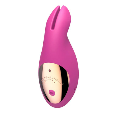 Estimulador de Clitóris em Silicone com 10 Modos de Vibração, 3 Níveis de Intensidade e Recarregável via USB - Slimline Bunny Love | Disponível em 3 Cores
