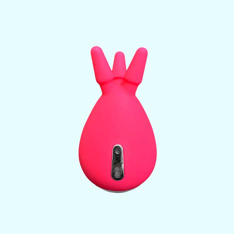 Estimulador de Clitóris em Silicone com 3 Pontas Massageadoras, 10 Modos de Vibração e Recarregável - Good Vibe Toys | 9 x 5 cm - 3