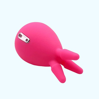 Foto 2 do produto Estimulador de Clitóris em Silicone com 3 Pontas Massageadoras, 10 Modos de Vibração e Recarregável - Good Vibe Toys | 9 x 5 cm