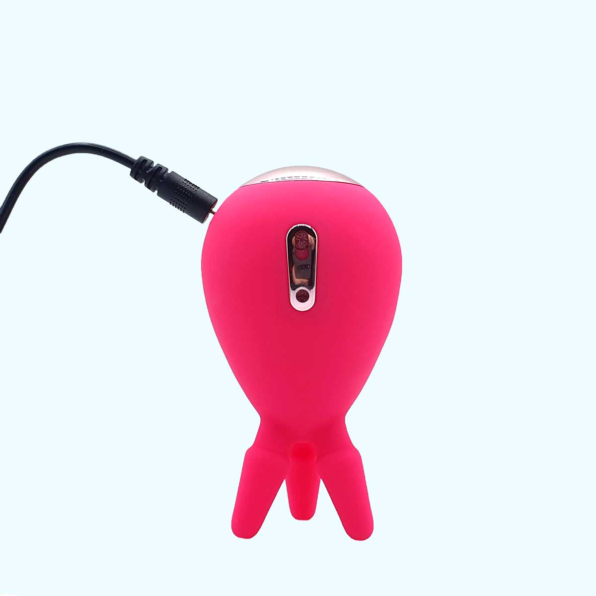 Estimulador de Clitóris em Silicone com 3 Pontas Massageadoras, 10 Modos de Vibração e Recarregável - Good Vibe Toys | 9 x 5 cm - 4