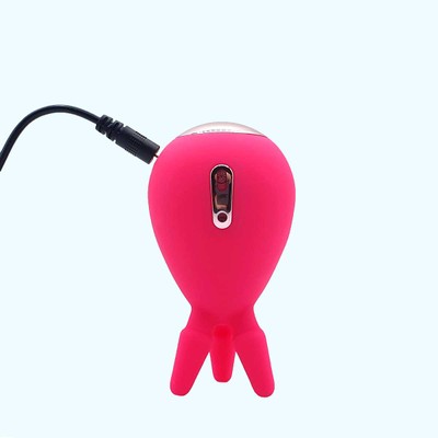 Foto 4 do produto Estimulador de Clitóris em Silicone com 3 Pontas Massageadoras, 10 Modos de Vibração e Recarregável - Good Vibe Toys | 9 x 5 cm