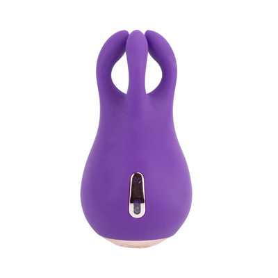 Estimulador de Clitóris em Silicone com 4 Pontas Massageadoras, 10 Modos de Vibração e Recarregável - Good Vibe Toys | 9,6 x 5 cm